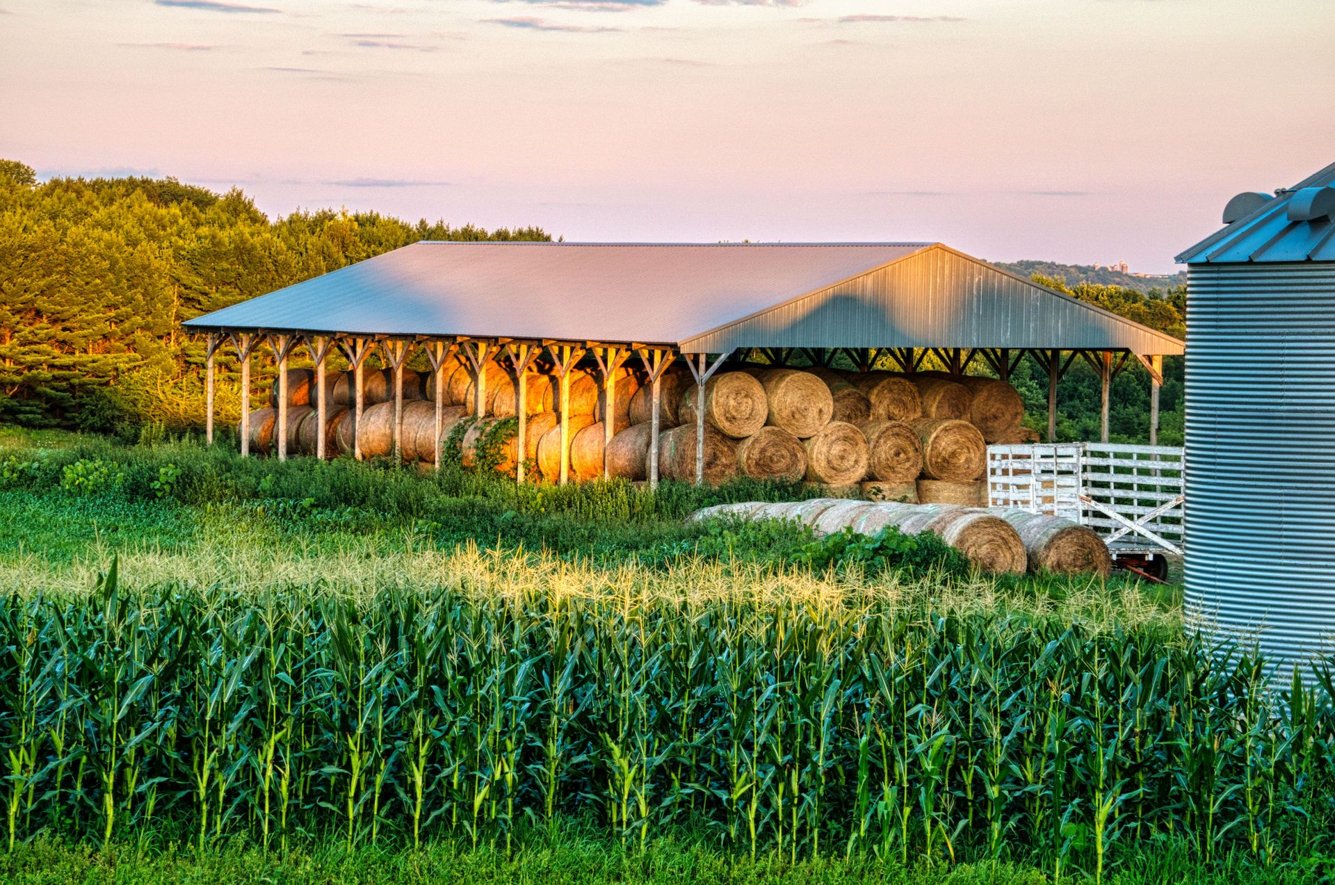 Hay & Livestock Barns in Springfield, Missouri - Ground-Contact Storage Framing